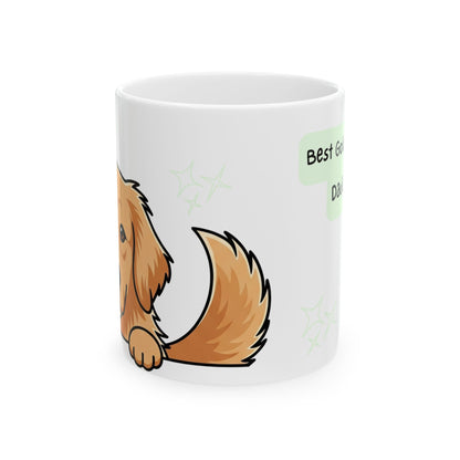 Golden Retriever Peek-a-Boo Mug | Best Golden Retriever Daddy Gift