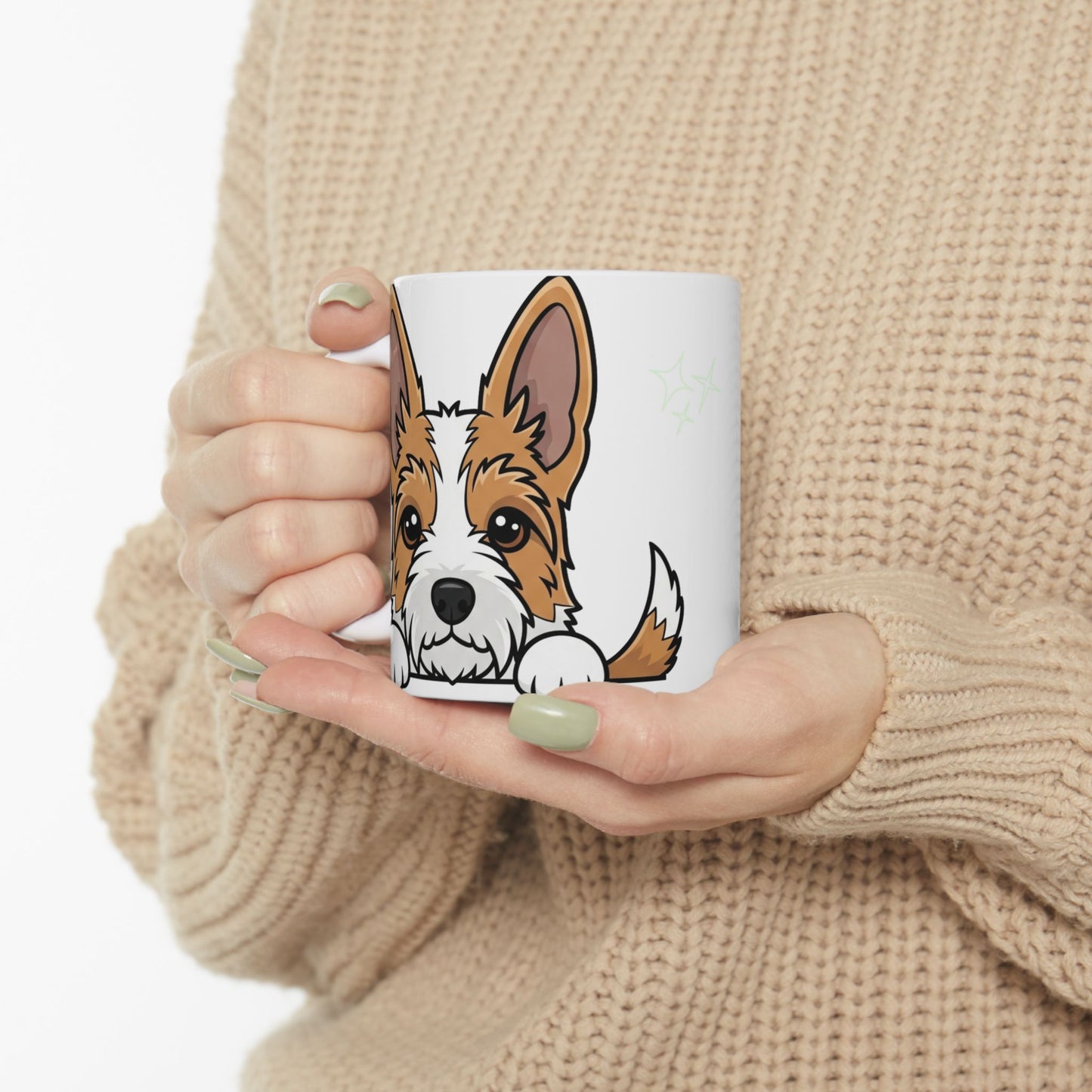 Berger Picard Peek-a-Boo Mug | Best Berger Picard Daddy Gift