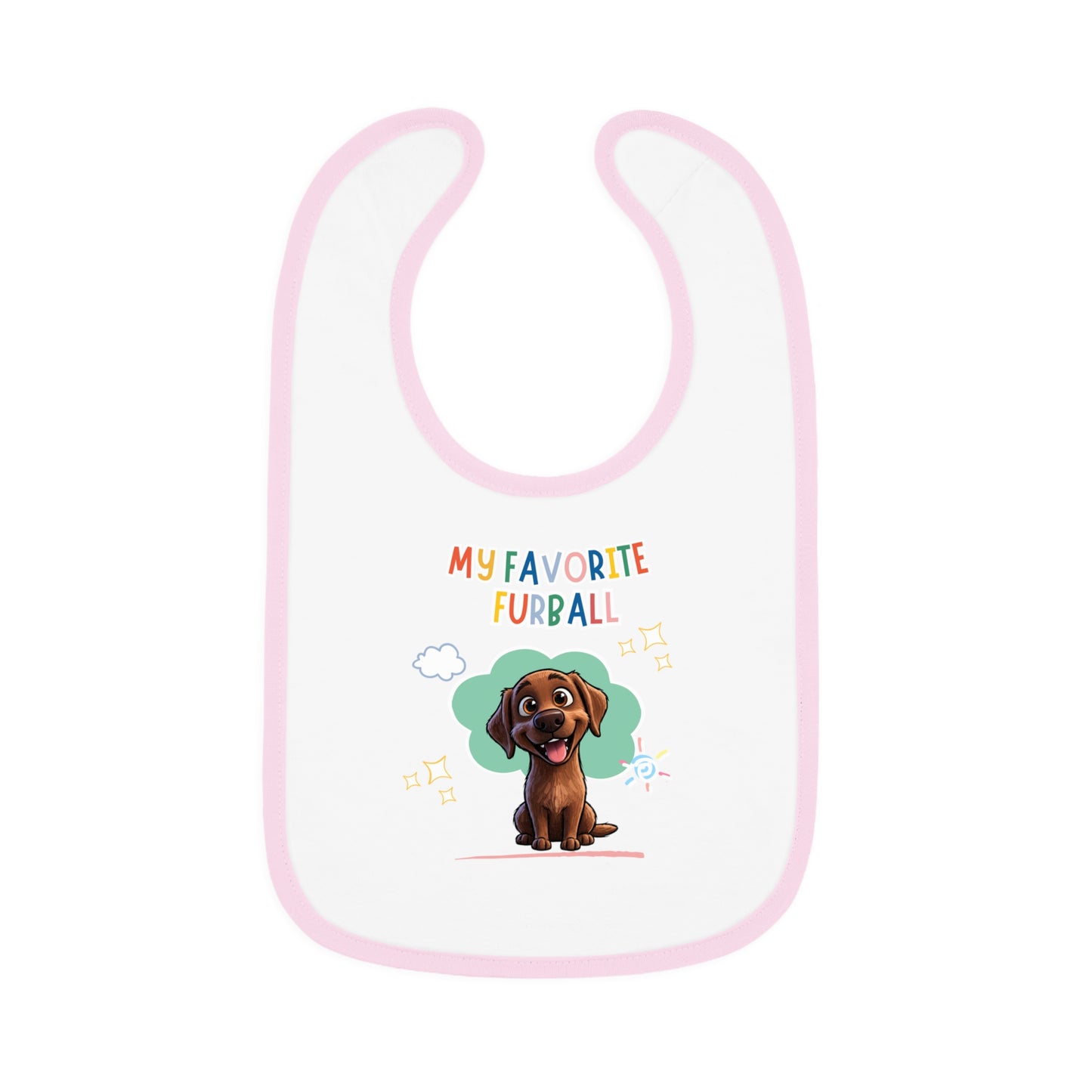 Labrador Favorite Furball Baby Bib