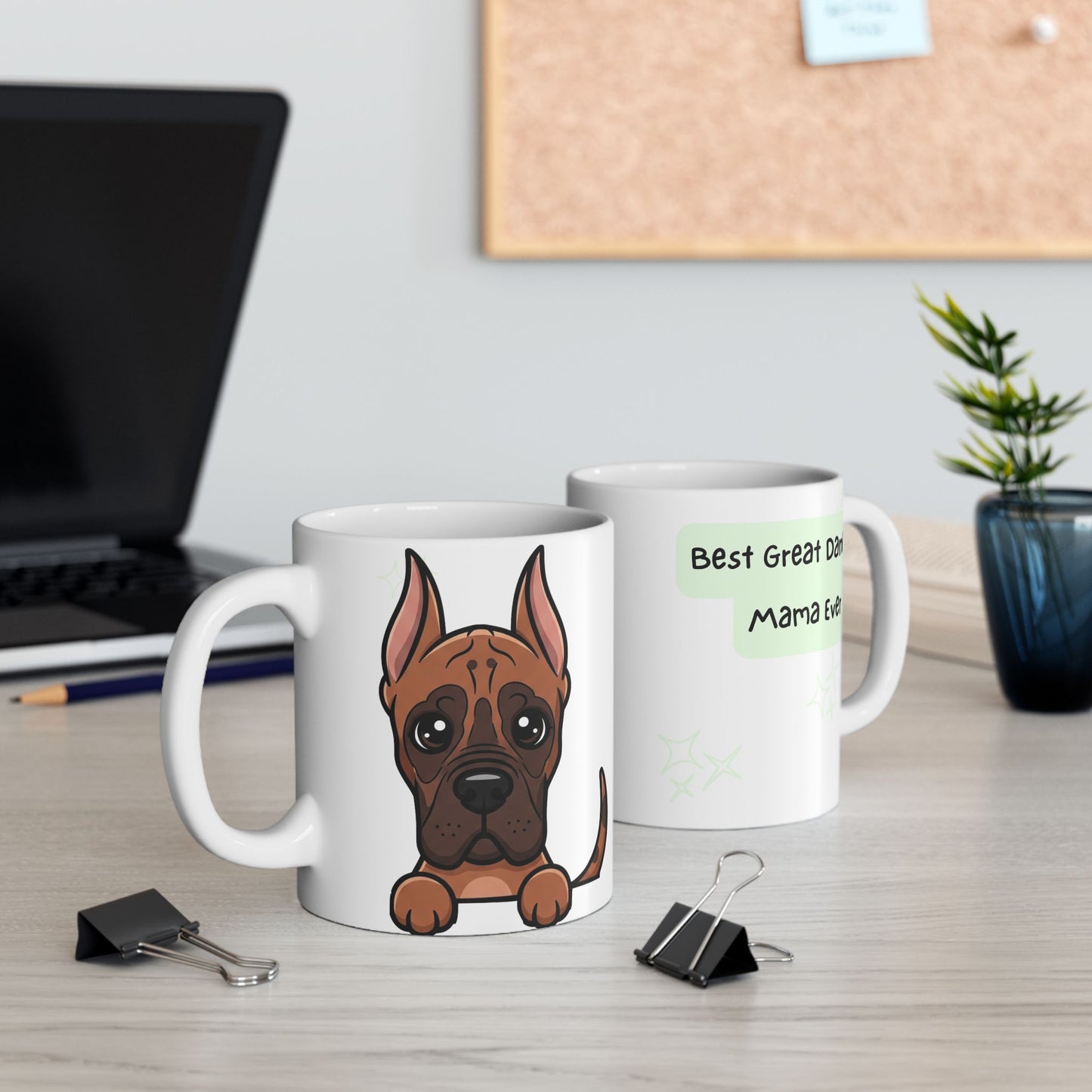 Great Dane Peek-a-Boo Mug | Best Great Dane Mama Gift