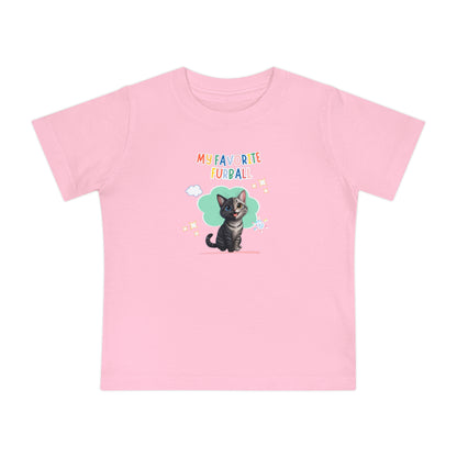 Short hair chimera cat Favorite Furball Baby Tee