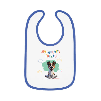 Jack Russell Favorite Furball Baby Bib