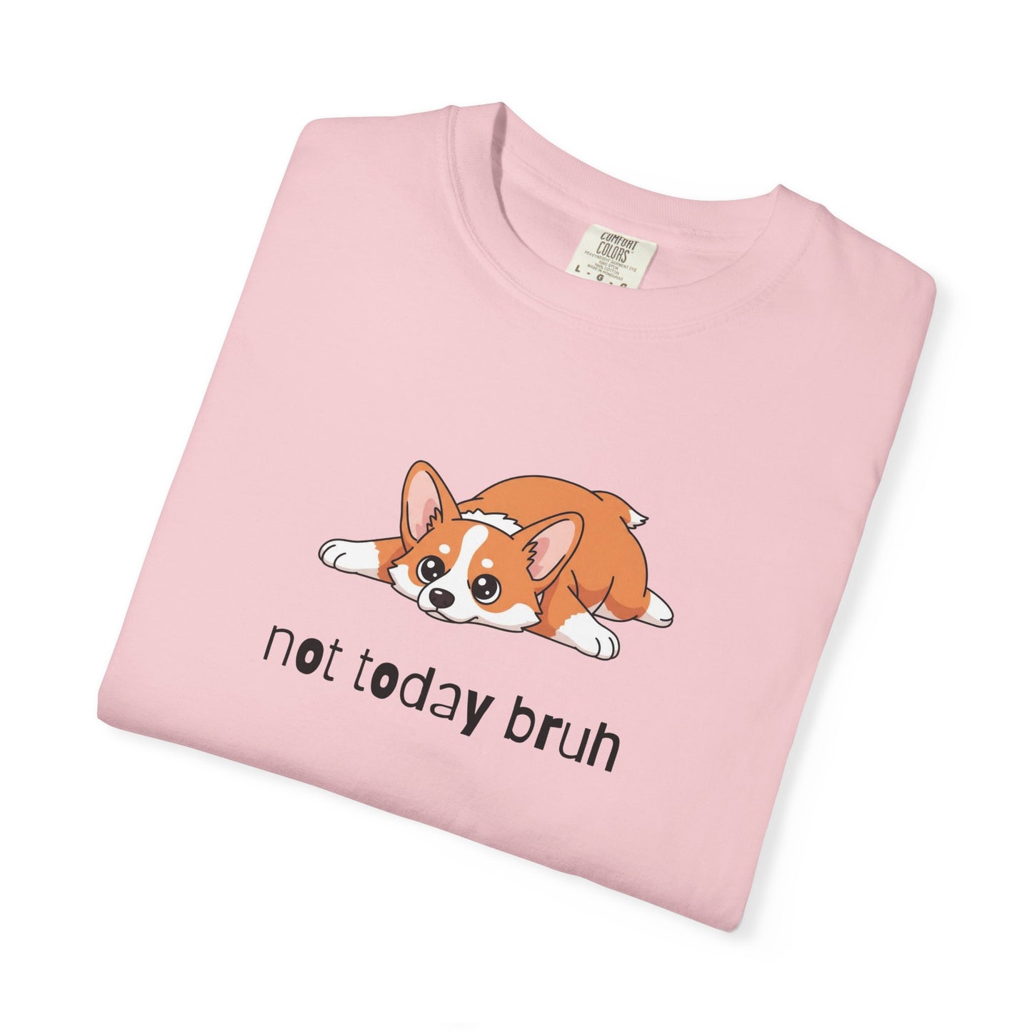 Corgi Not Today Bruh T-Shirt