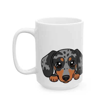 Dachshund Peek-a-Boo Mug | Best Weenie Mama Gift