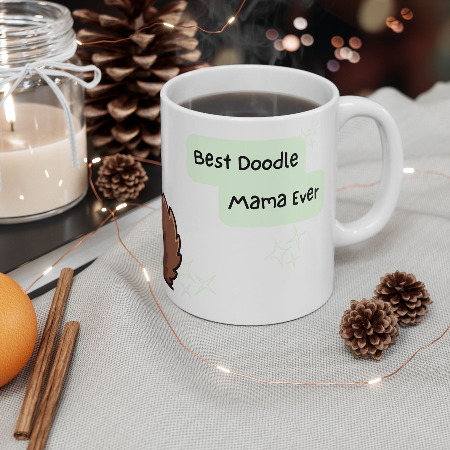 Doodle Peek-a-Boo Mug | Best Doodle Mama Gift
