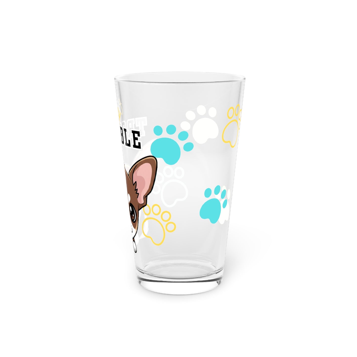 Chihuahua Tiny Trouble Pint Glass