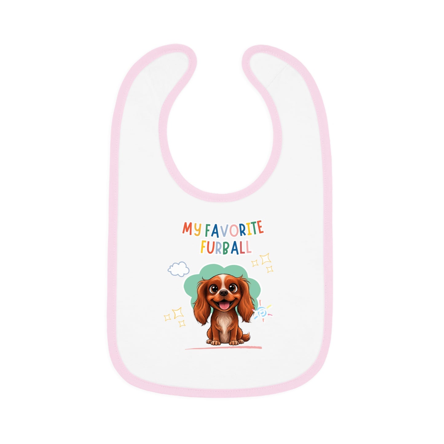 Cavalier Favorite Furball Baby Bib