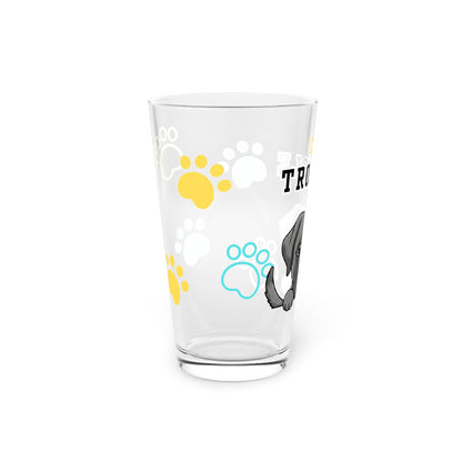 Mastiff Tiny Trouble Pint Glass