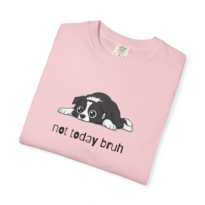 Border Collie Not Today Bruh T-Shirt