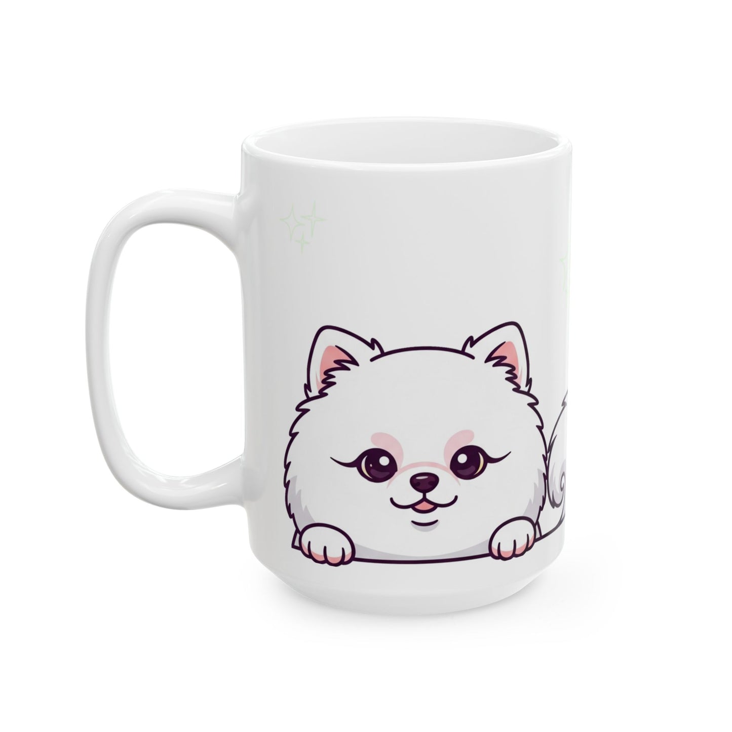 Pomeranian Peek-a-Boo Mug | Best Pomeranian Mama Gift