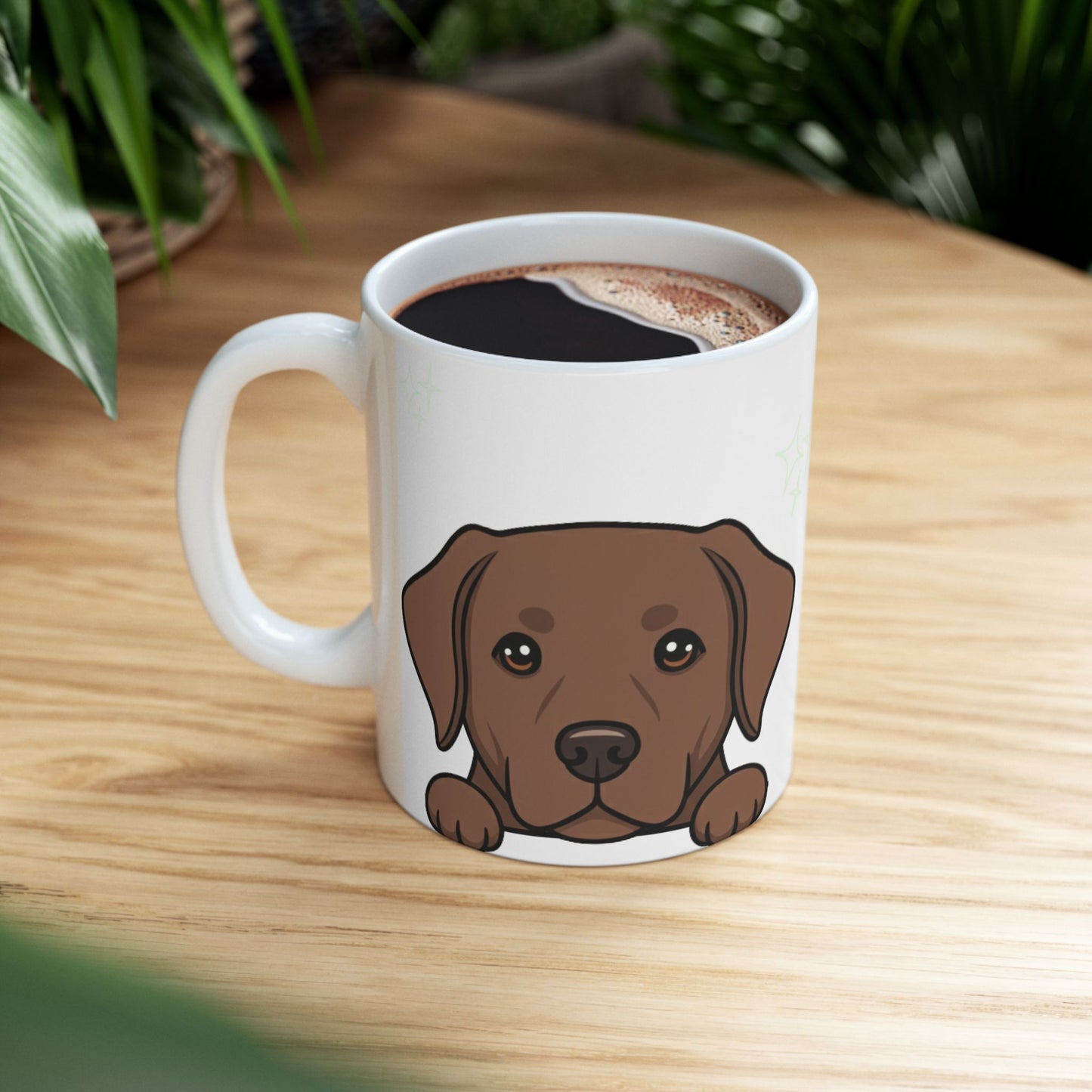 Lab Peek-a-Boo Mug | Best Labrador Retriever Daddy Gift