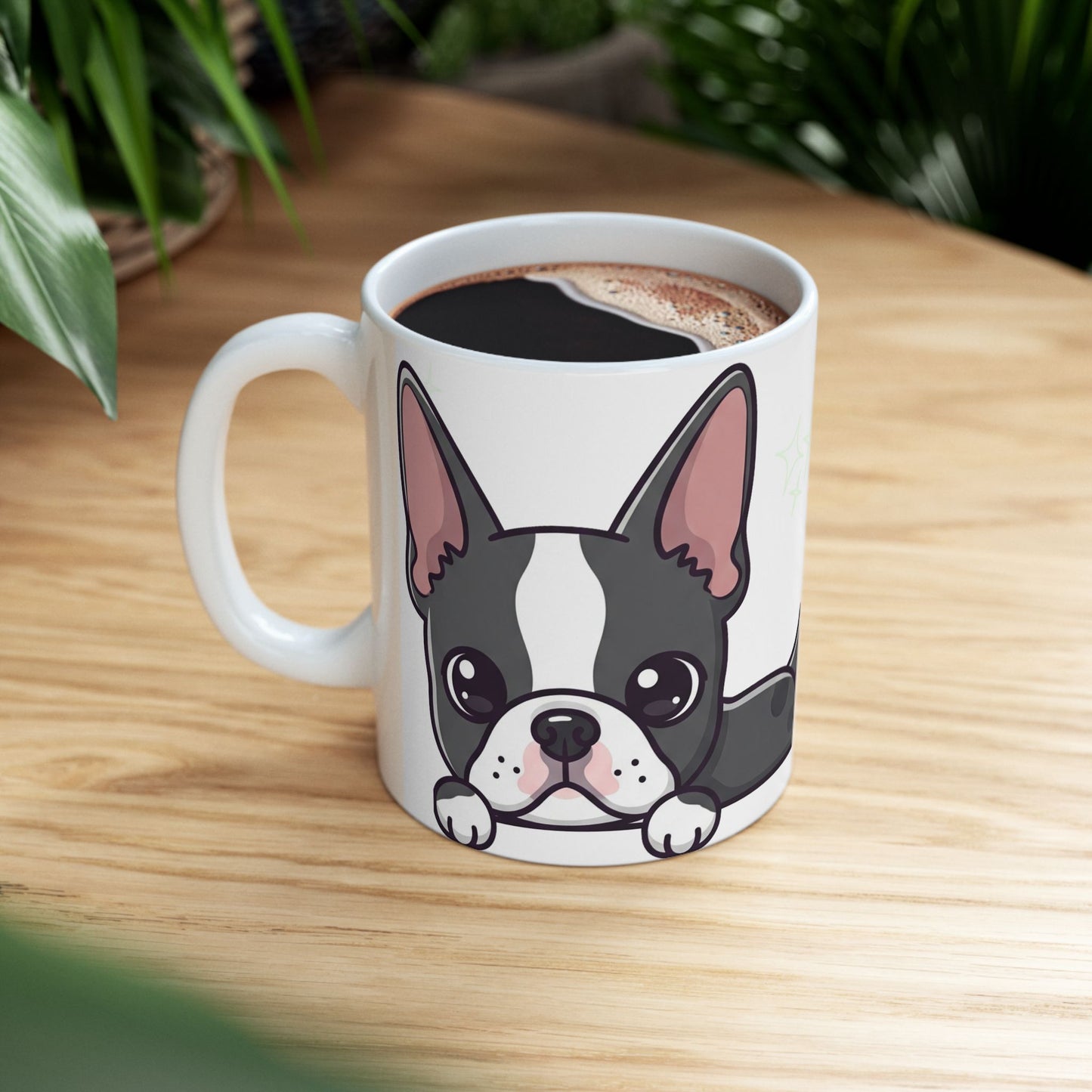 French Bulldog Peek-a-Boo Mug | Best Frenchie Daddy Gift