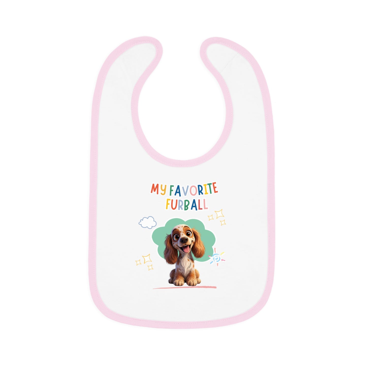 Spaniel Favorite Furball Baby Bib