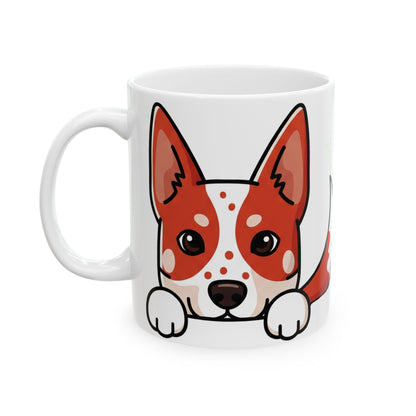 Australian Cattle Dog Peek-a-Boo Mug | Best Heeler Mama Gift