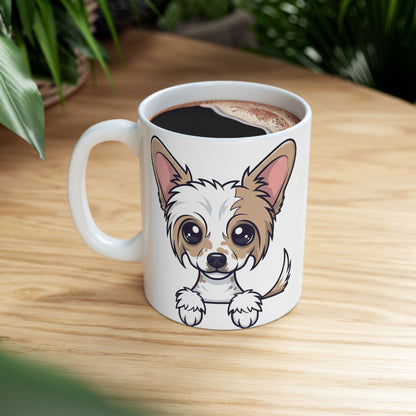 Chinese Crested Peek-a-Boo Mug | Best Chinese Crested Mama Gift
