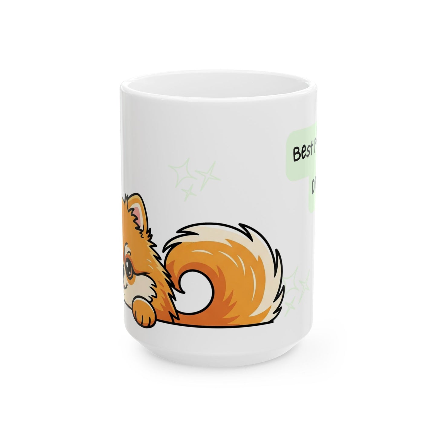 Pomeranian Peek-a-Boo Mug | Best Pomeranian Daddy Gift