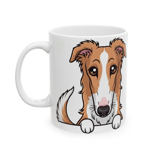 Borzoi Peek-a-Boo Mug | Best Borzoi Mama Gift