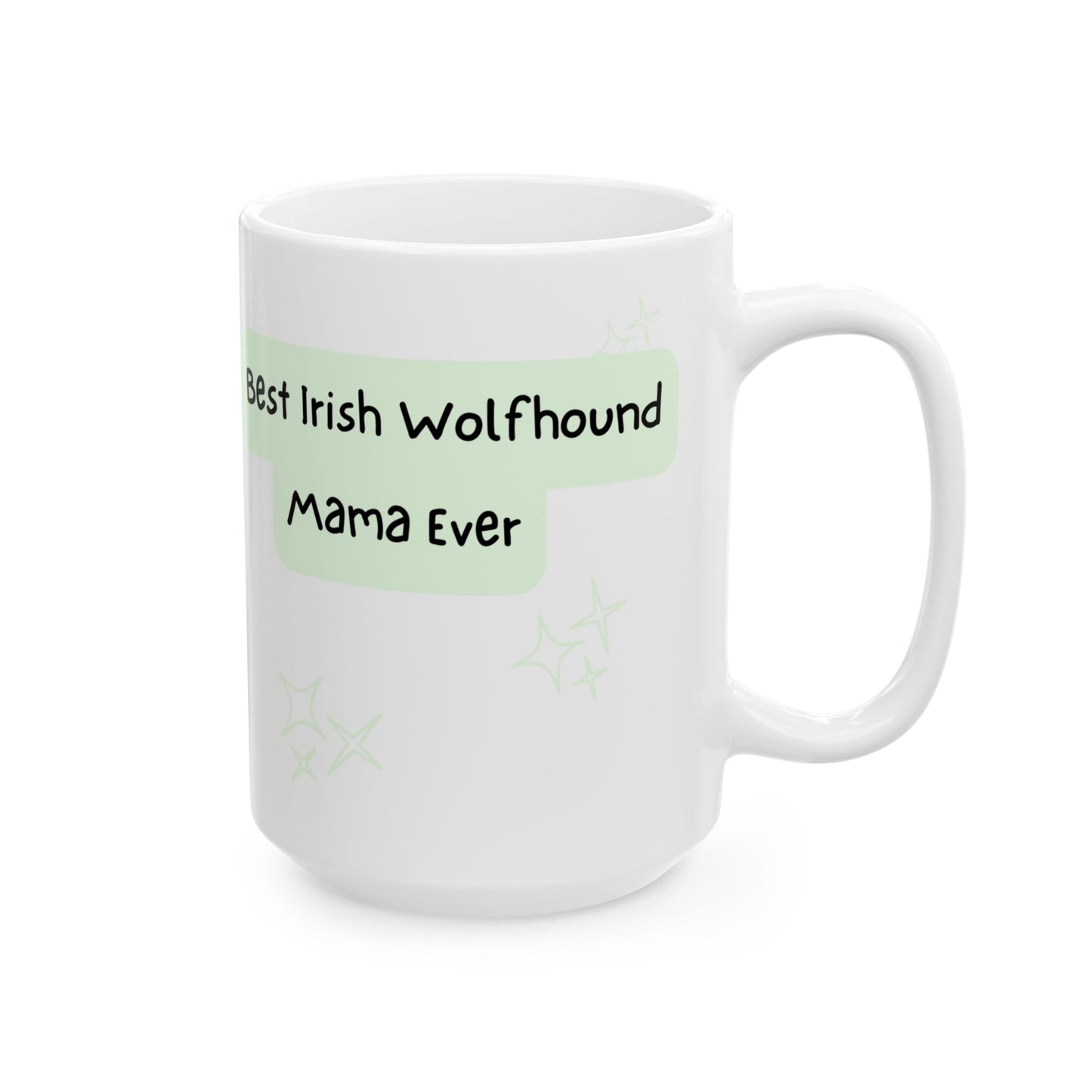 Irish Wolfhound Peek-a-Boo Mug | Best Irish Wolfhound Mama Gift