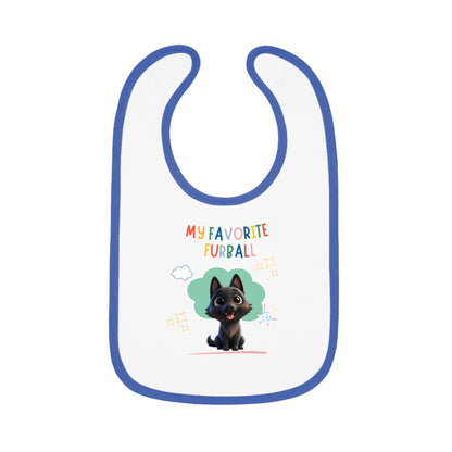 Malinois Favorite Furball Baby Bib