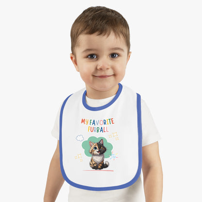 Long hair Chimera Cat Favorite Furball Baby Bib