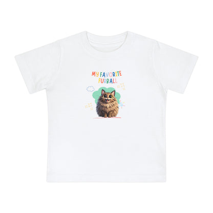 Siberian Cat Favorite Furball Baby Tee