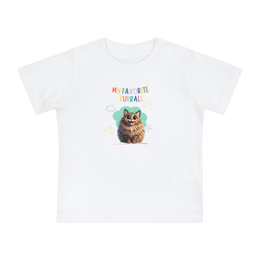 Siberian Cat Favorite Furball Baby Tee