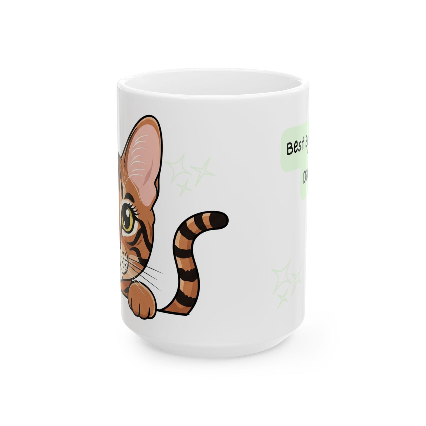 Egyptian Mau Peek-a-Boo Mug | Best Egyptian Mau Daddy