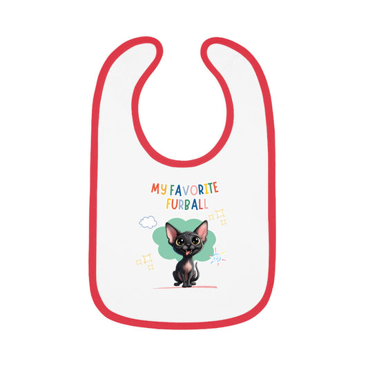 Sphynx Cat Favorite Furball Baby Bib