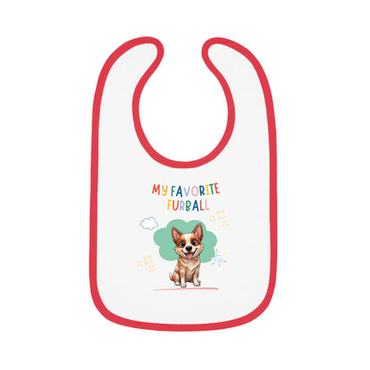 Red Heeler  Favorite Furball Baby Bib