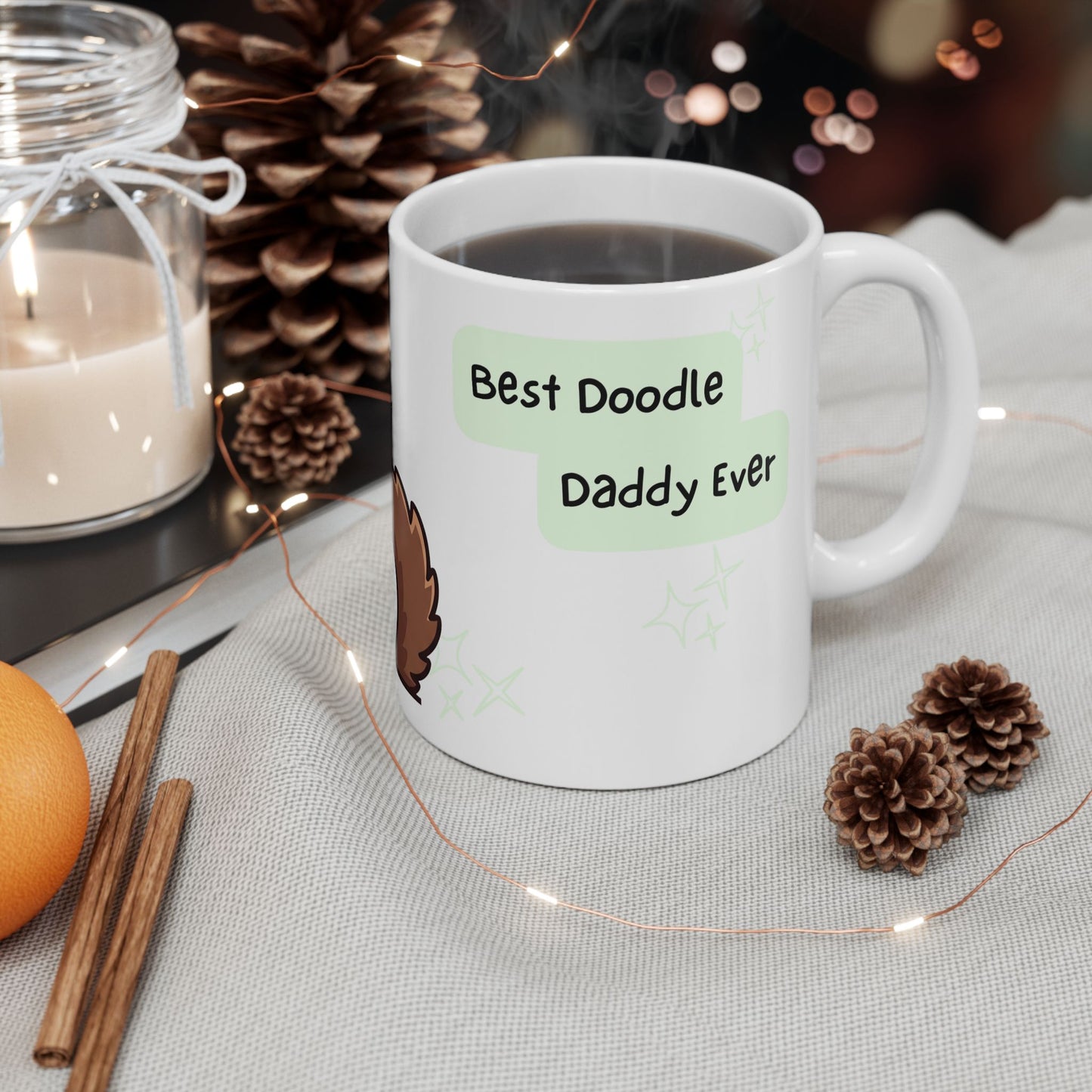 Doodle Peek-a-Boo Mug | Best Doodle Daddy Gift
