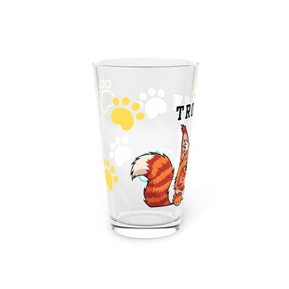 Maine Coon Tiny Trouble Pint Glass