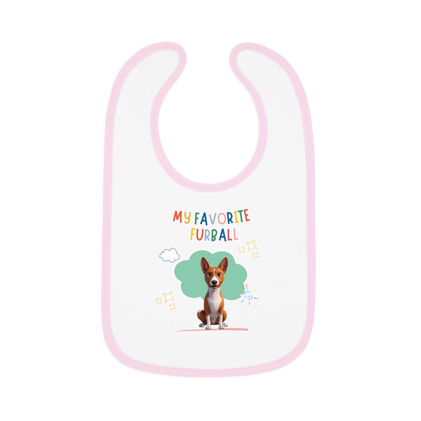 Basenji Favorite Furball Baby Bib