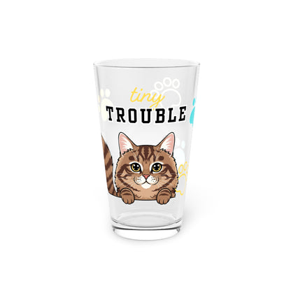 Siberian Tiny Trouble Pint Glass