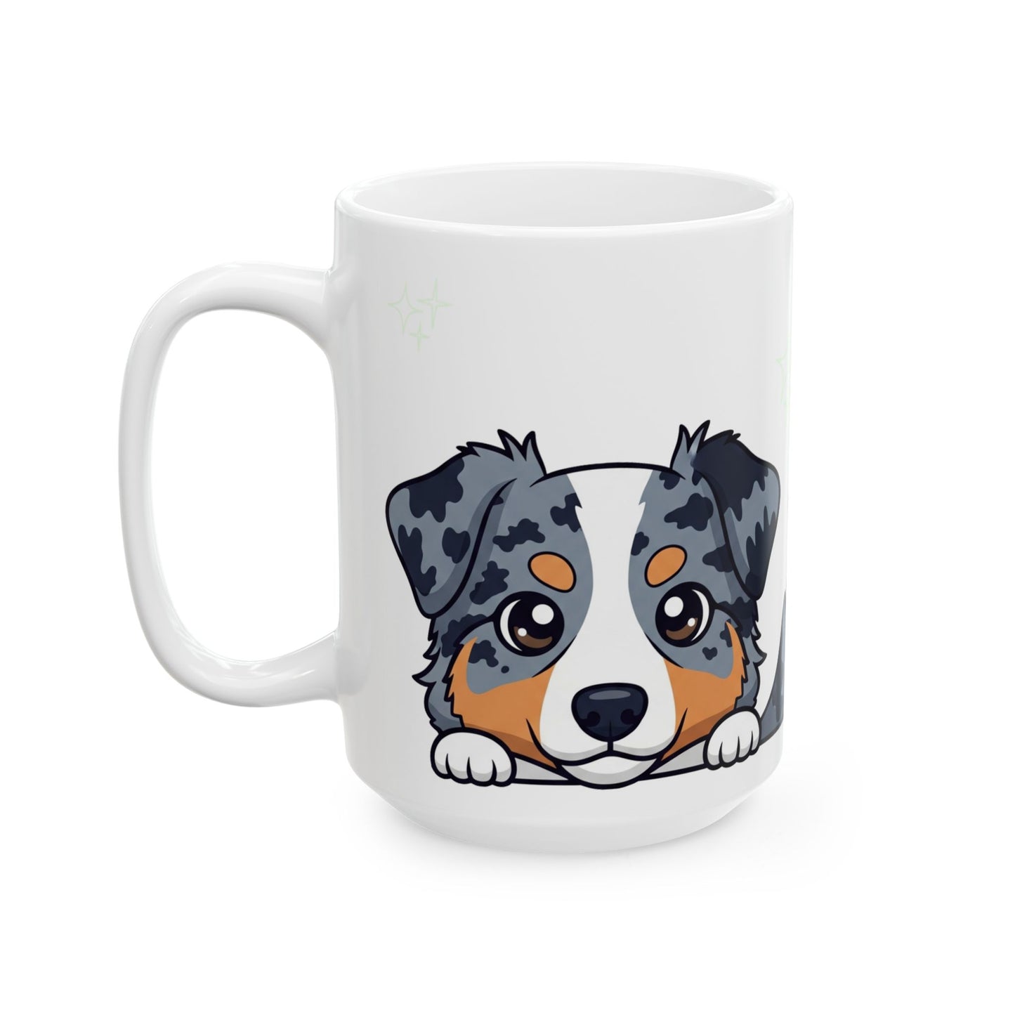 Australian Shepherd Peek-a-Boo Mug | Best Aussie Mama Gift