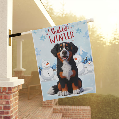 Berner Hello Winter Garden Banner