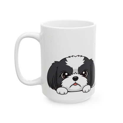Shih Tzu Peek-a-Boo Mug | Best Shih Tzu Daddy Gift