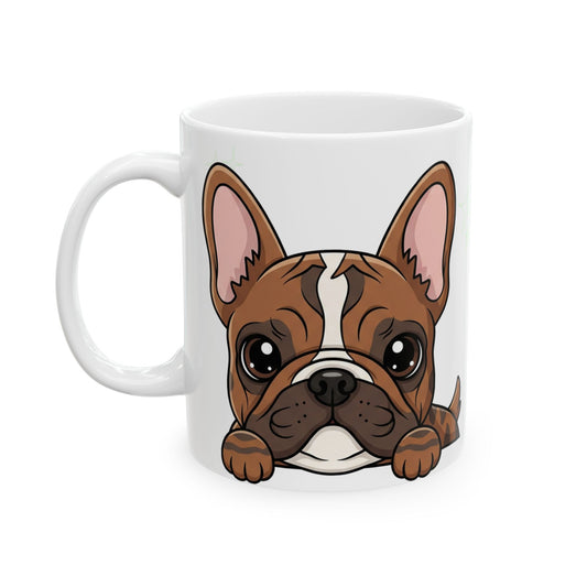 French Bulldog Peek-a-Boo Mug | Best Frenchie Daddy Gift