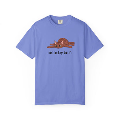 Short hair brown tabby cat Not Today Bruh T-Shirt