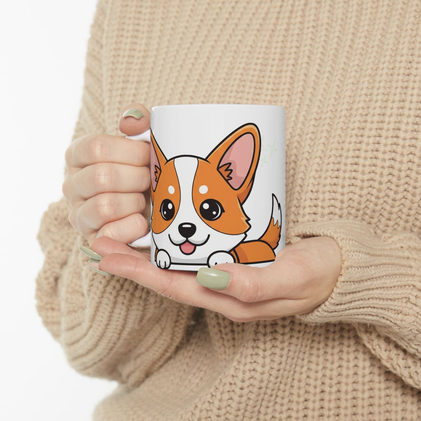 Corgi Peek-a-Boo Mug | Best Corgi Mama Gift