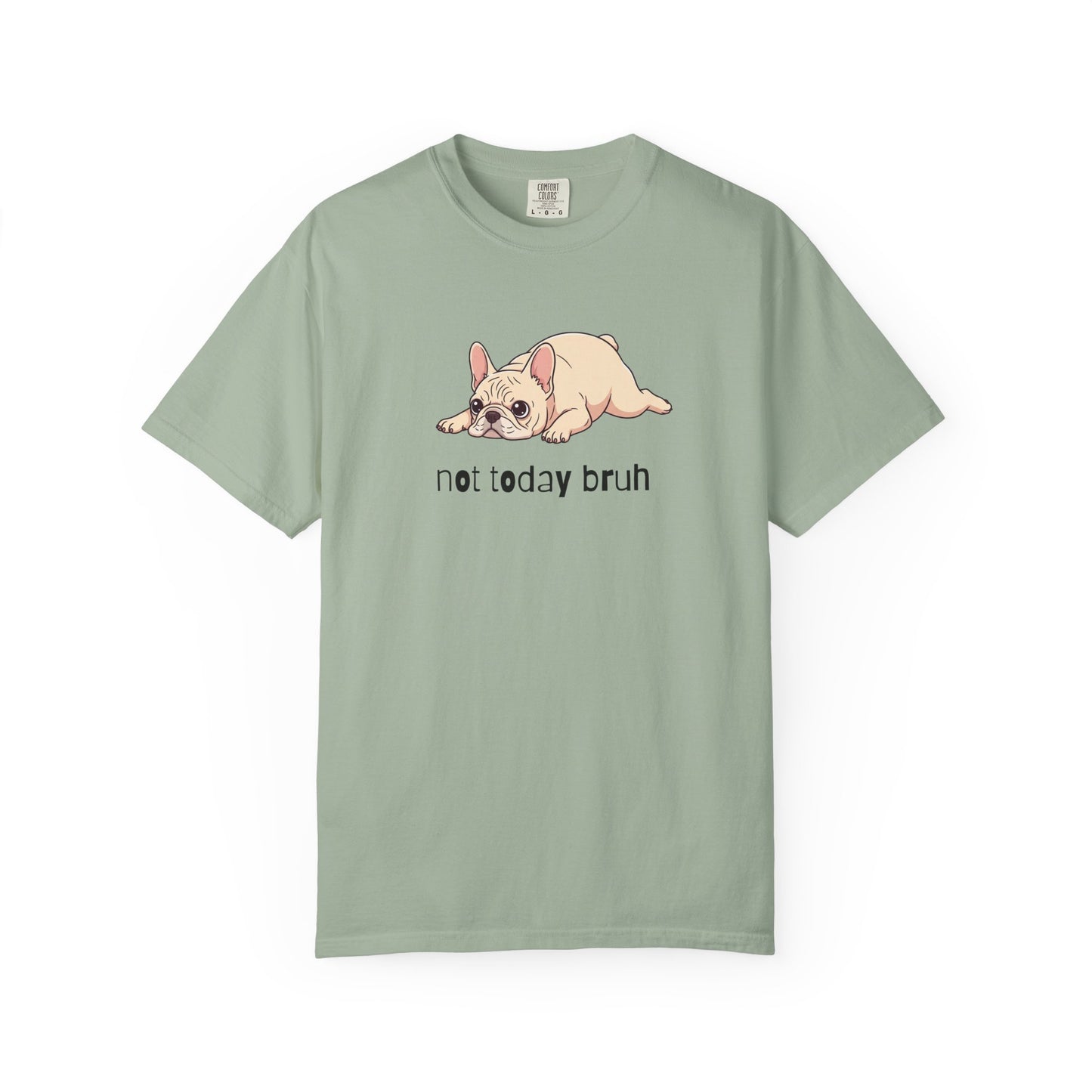 Frenchie Not Today Bruh T-Shirt