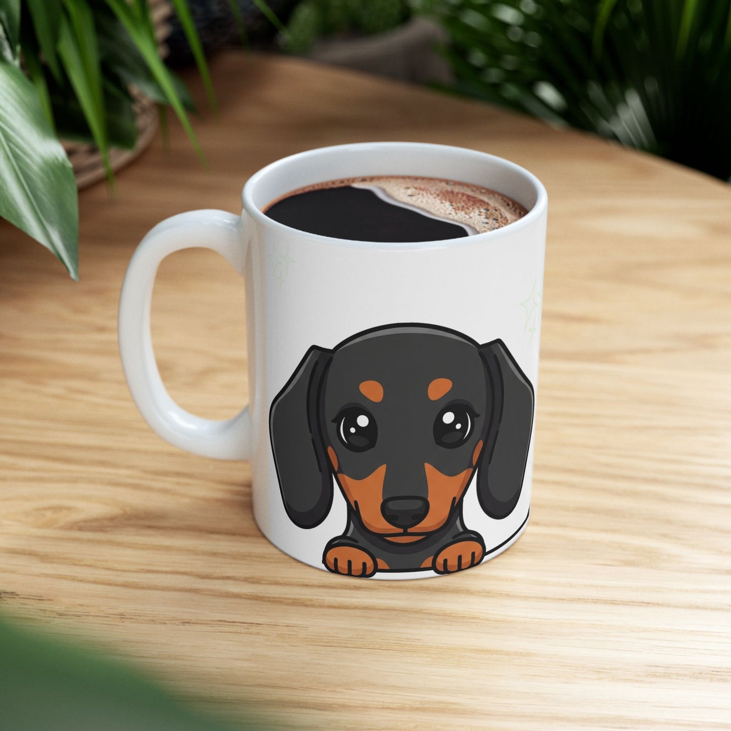 Dachshund Peek-a-Boo Mug | Best Weenie Mama Gift