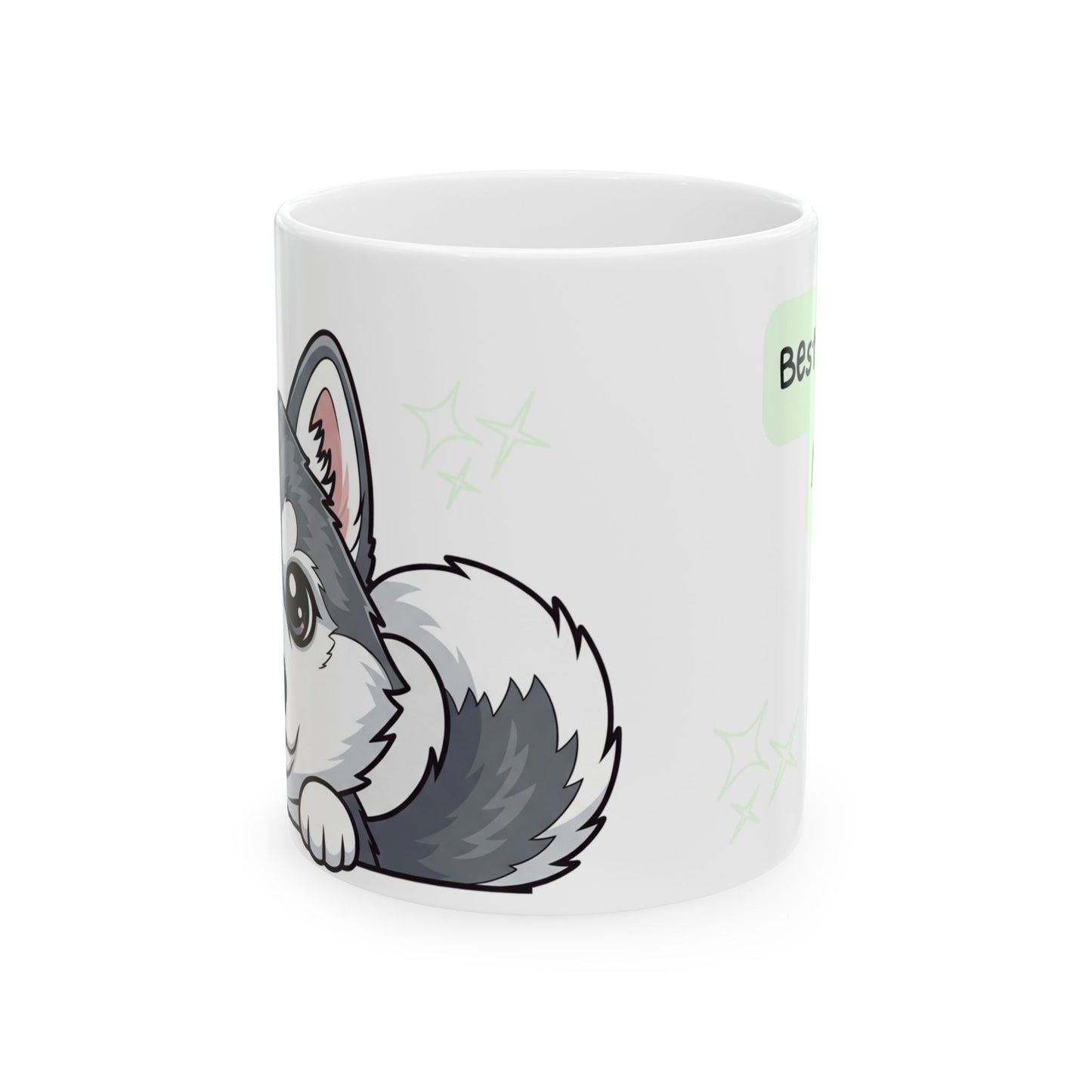 Husky Peek-a-Boo Mug | Best Husky Mama Gift