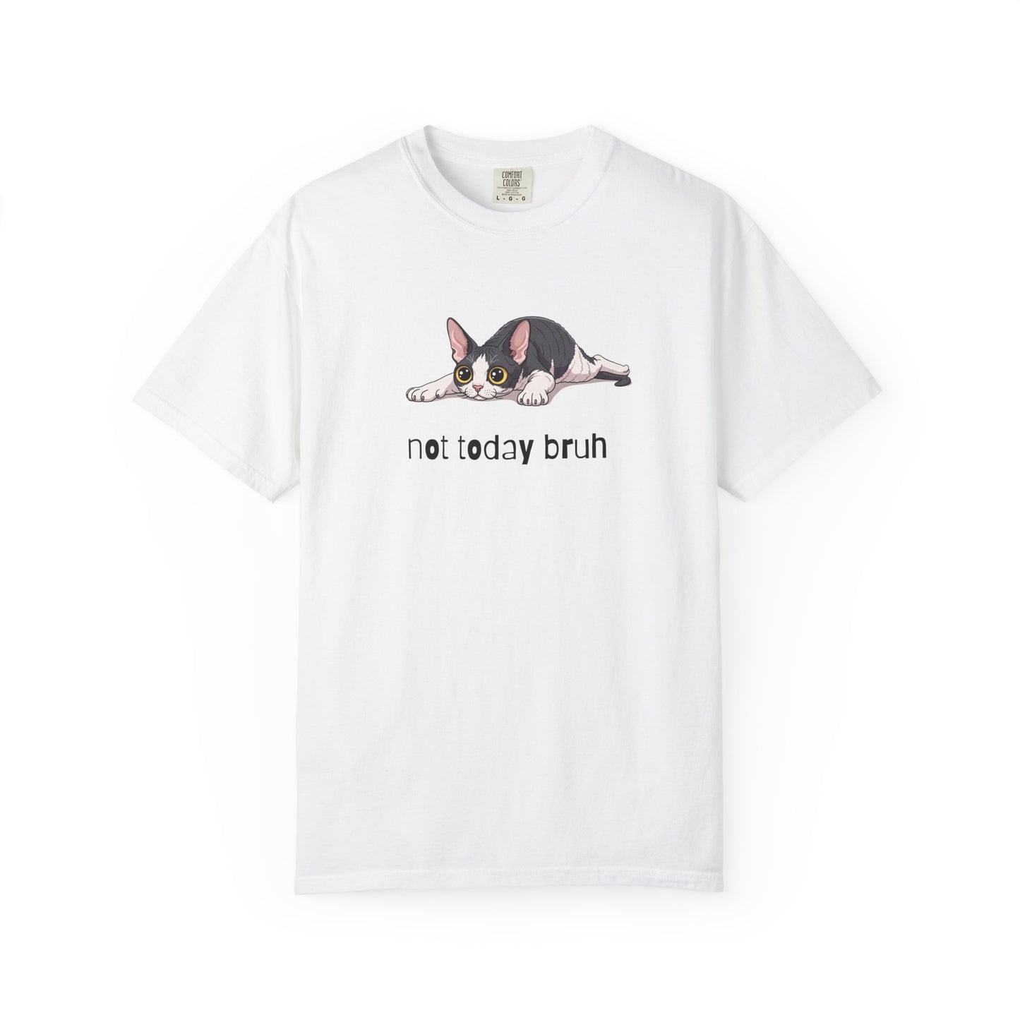 Devon Rex Not Today Bruh T-Shirt