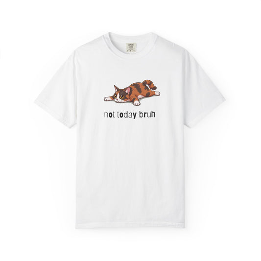 Short hair tortoiseshell cat Not Today Bruh T-Shirt