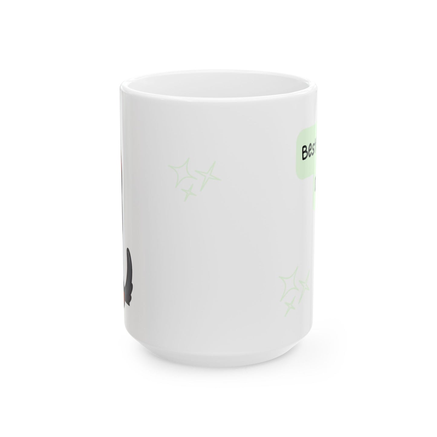 Doberman Peek-a-Boo Mug | Best Doberman Daddy Gift
