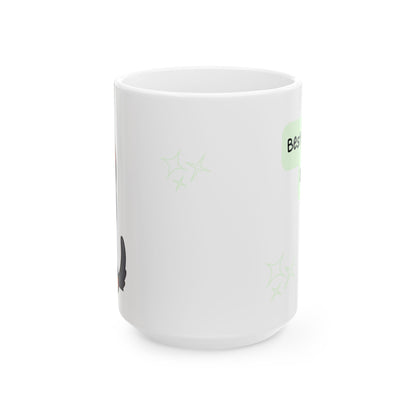 Doberman Peek-a-Boo Mug | Best Doberman Daddy Gift