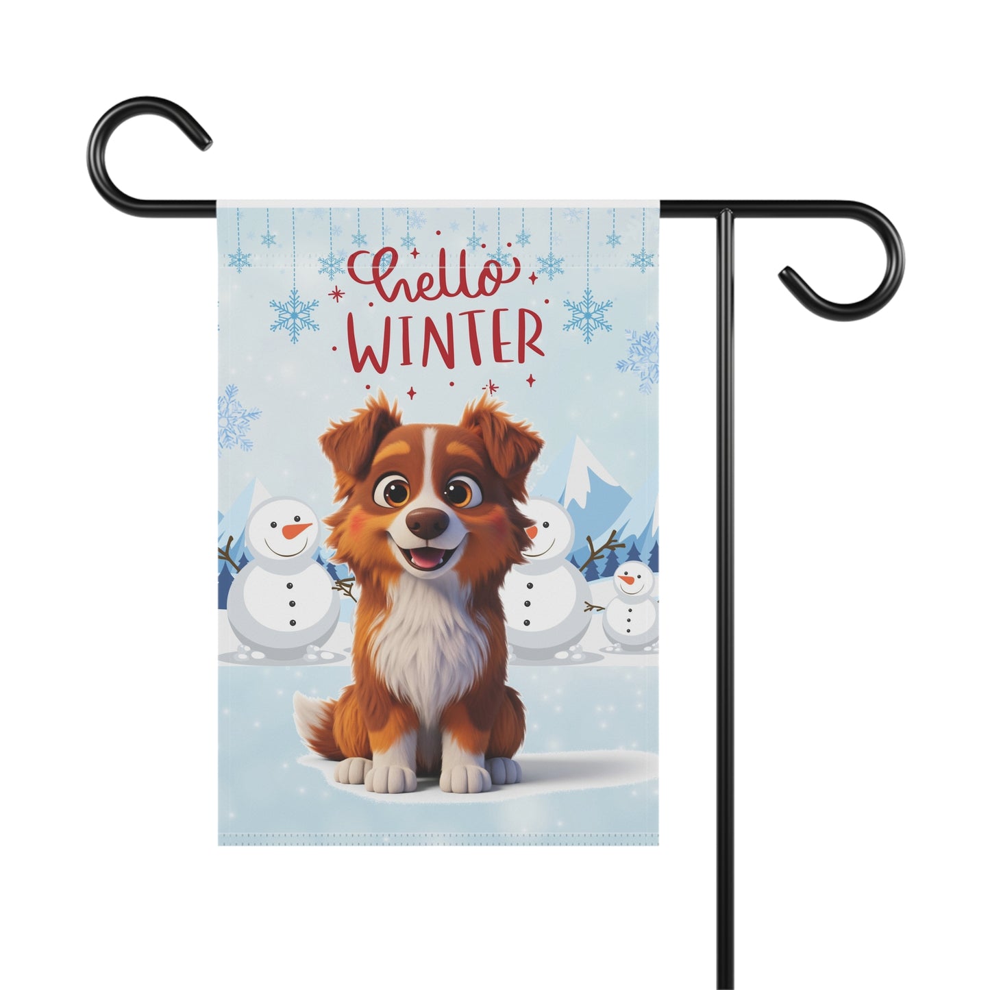 Aussie Hello Winter Garden Banner