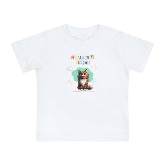 Long hair Tortoiseshell Cat Favorite Furball Baby Tee