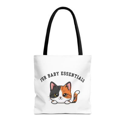 Short hair tortoiseshell cat FurBaby Tote Bag