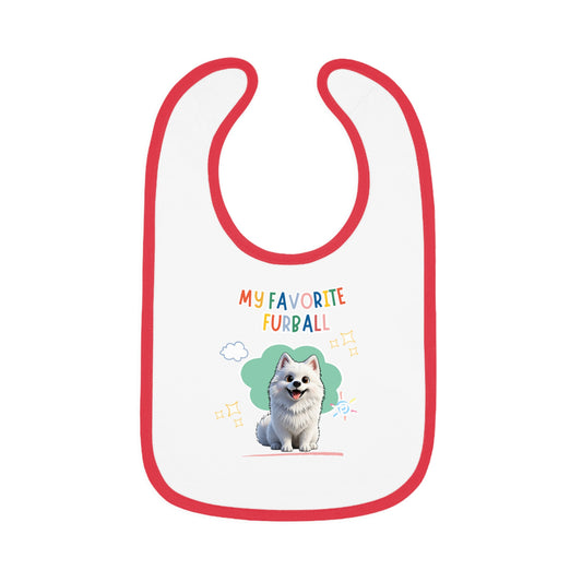 Samoyed Favorite Furball Baby Bib